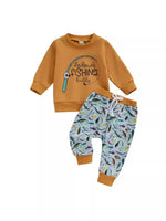 Boys Fashion Personality Sweater Trousers Suit - Cindi Book