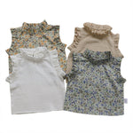 Girls' Summer Baby Floral Vest T-shirt - Cindi Book
