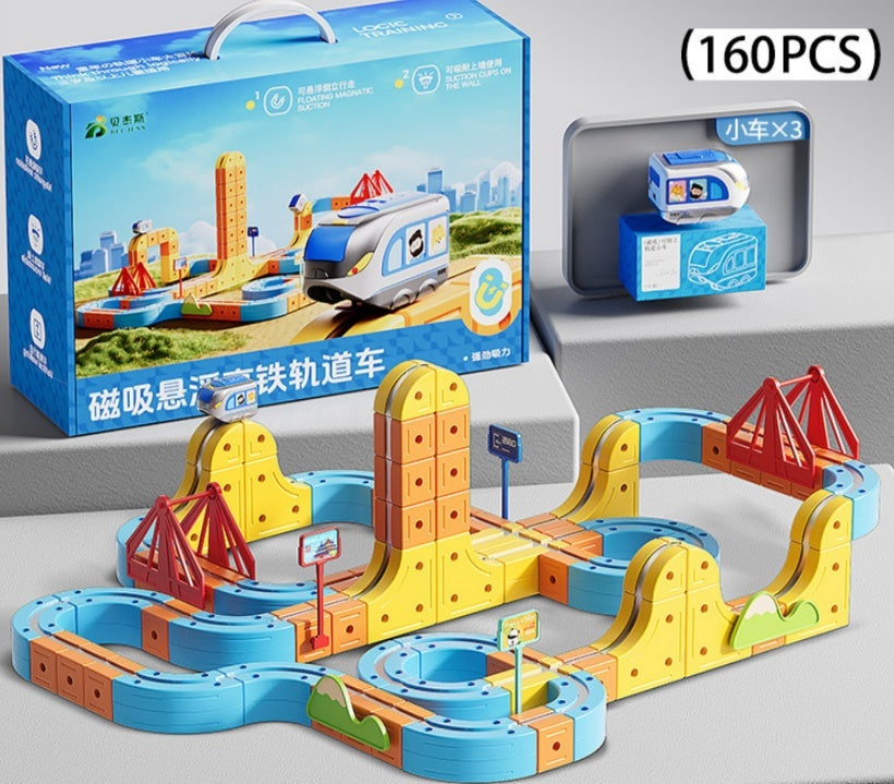 Children's Educational Electric Magnetic High-speed Rail Track Assembling Toys - Cindi Book