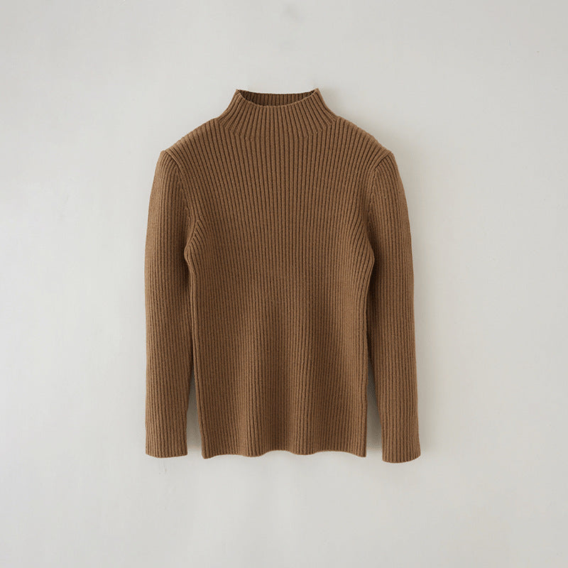 Children's Mock Neck Sweater Knitwear Top - Cindi Book