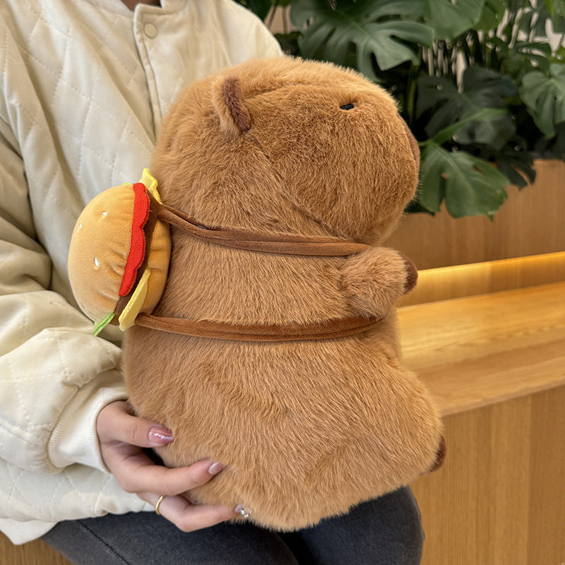 Birthday Hat Capabala Cute Capybara Plush Toy - Cindi Book