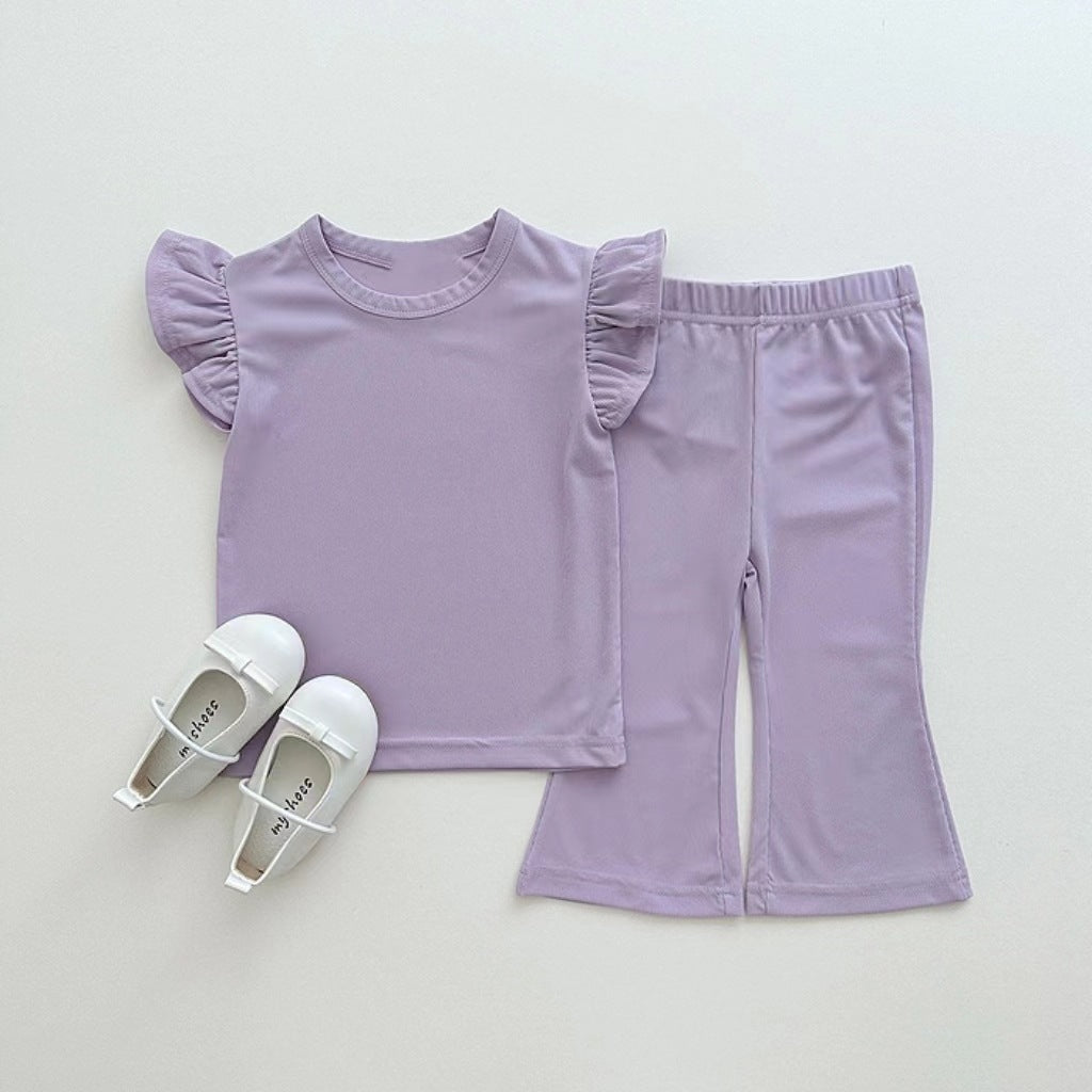 Girls Simple Cute Wild Set Fashion