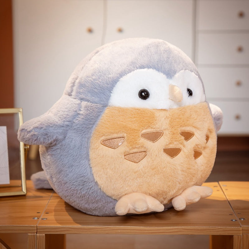 Cute Round Owl Doll Plush Toy Gift - Cindi Book