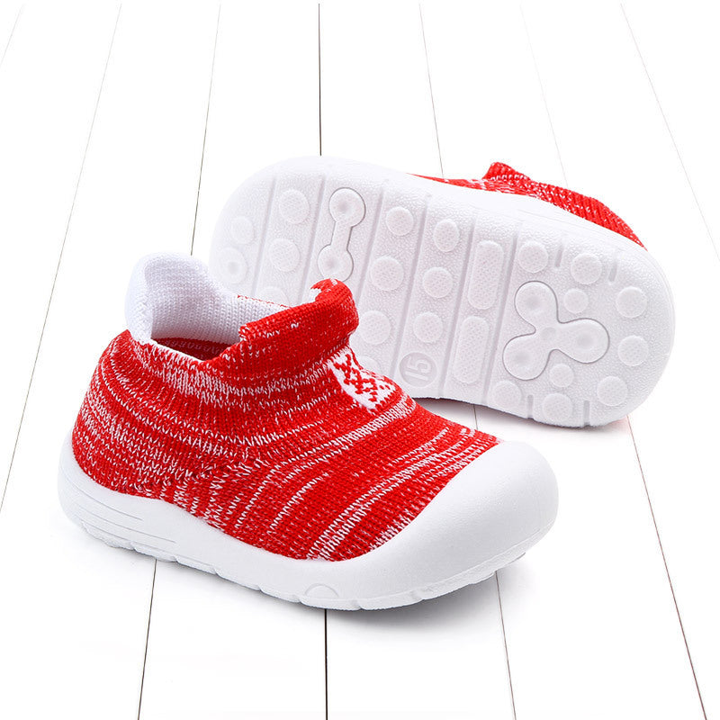 Spring Children''s Single Shoe Soft Sole Walking Shoes Non Slip Breathable Baby Shoes - Cindi Book