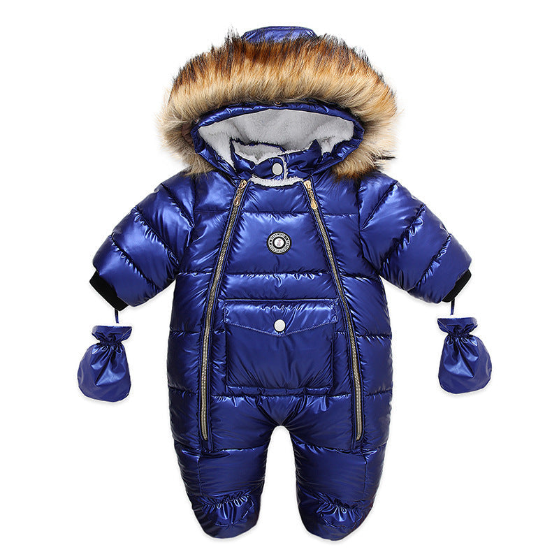 Newborn Children's Rompers Thickened And Warm - Cindi Book