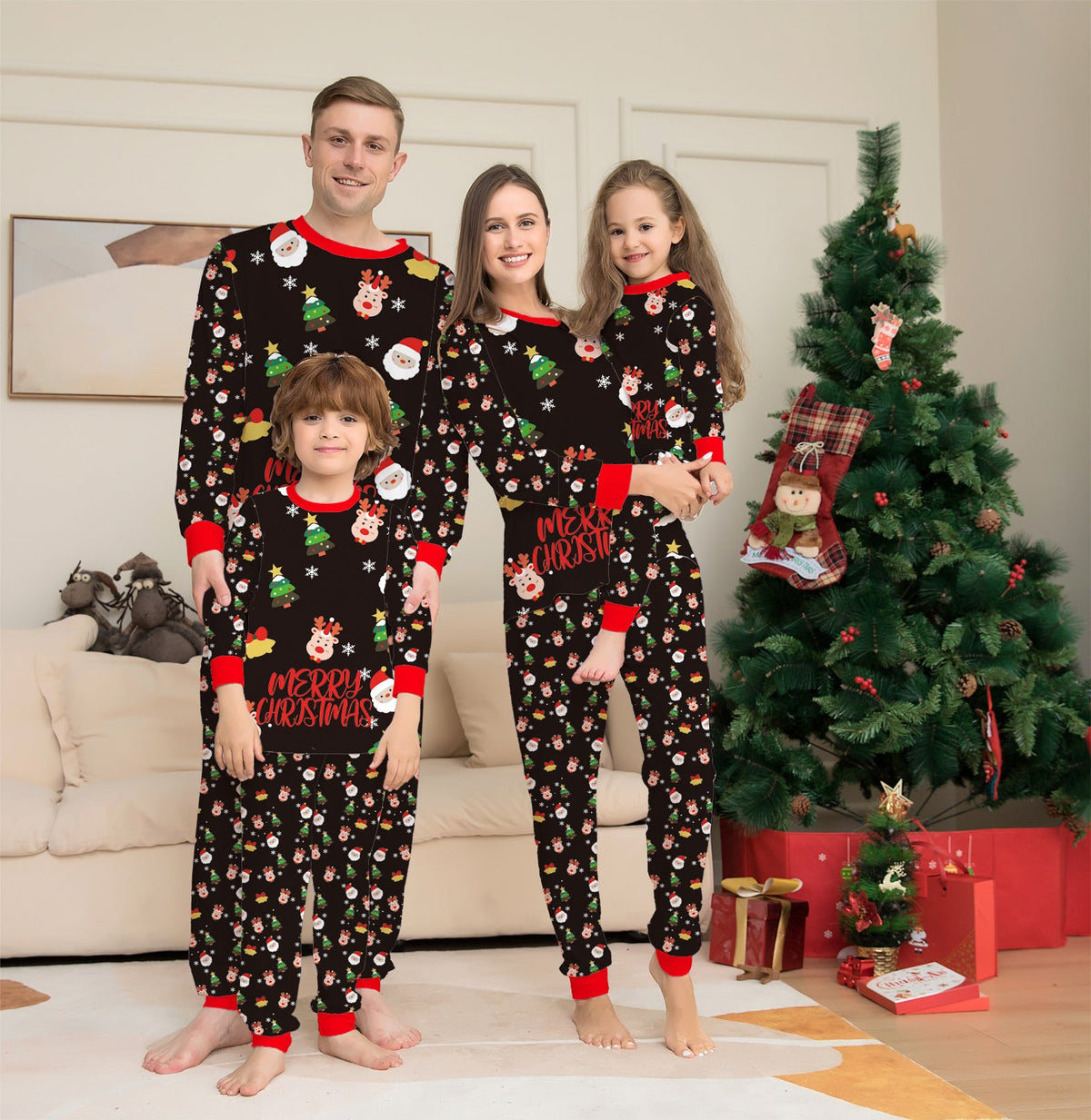 Family Christmas Matching Pajamas Set Christmas Pajamas For Family Christmas PJS Xmas Sleepwear - Cindi Book