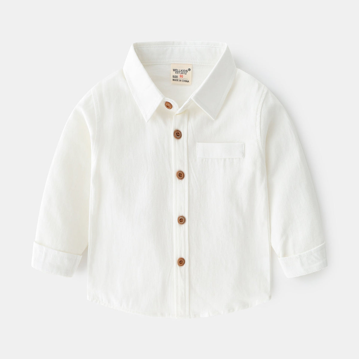 Fashion Personality New Solid Color Boys' Shirt - Cindi Book