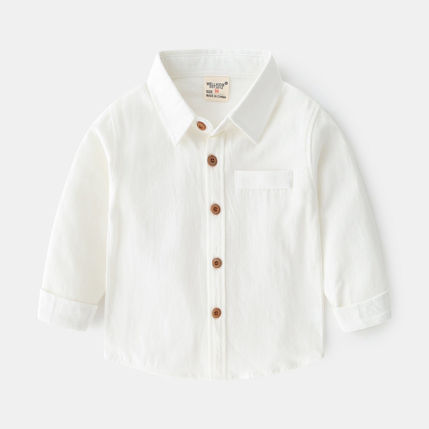 Fashion Personality New Solid Color Boys' Shirt - Cindi Book