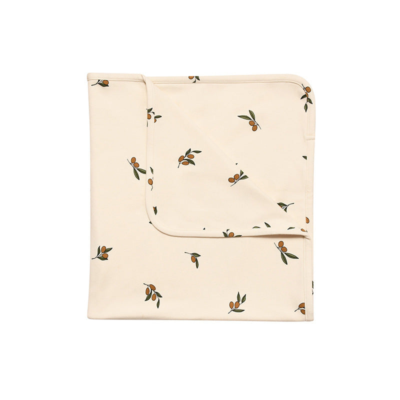 Newborn Air Conditioning Blanket Two-layer Cotton Holding Summer Thin Newborn Stroller Blanket - Cindi Book
