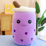 Fruit Milky Tea Cup Pillow Plush Toy Leather Phone Case - Cindi Book