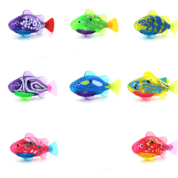 Cat Interactive Electric Fish Water Toy For Indoor Play Swimming Robot Fish Toys For Cat Dog Pet Baby Swimmer Bath Robofish Toys - Cindi Book