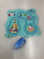 Children Puzzle Electric Railroad Speeder DIY Assembly Electric Car Automatic Rail City Scene Construction Education Toy Gift - Cindi Book