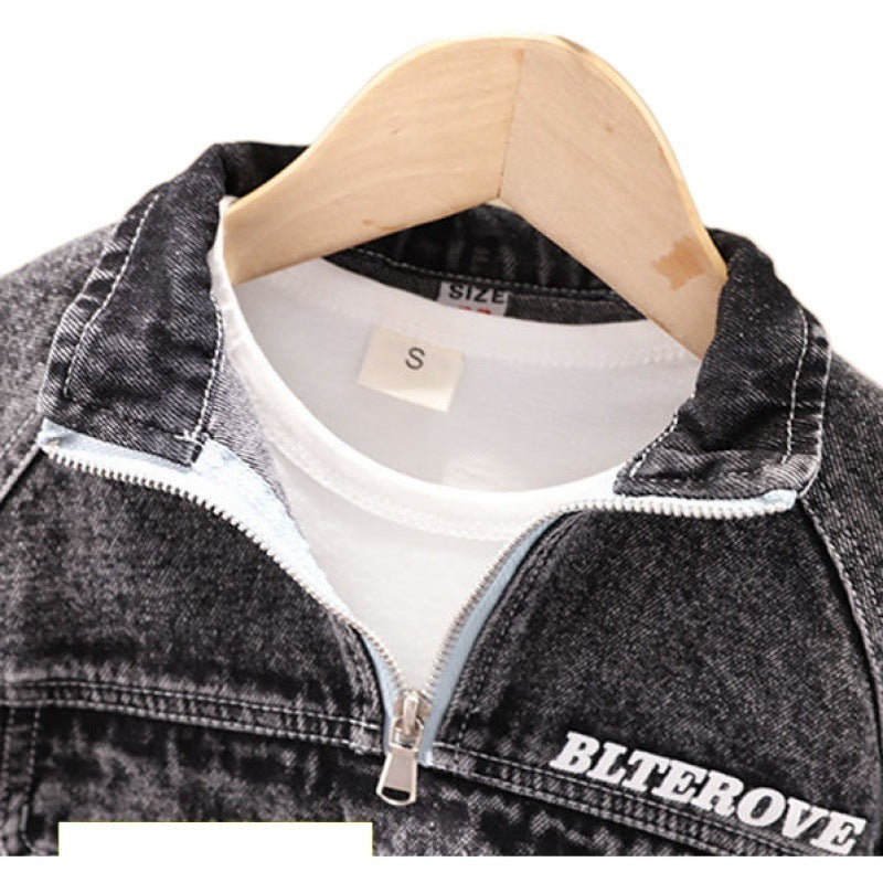 Boys Spring Clothing New Clothes Fashionable Handsome Children's Clothing - Cindi Book