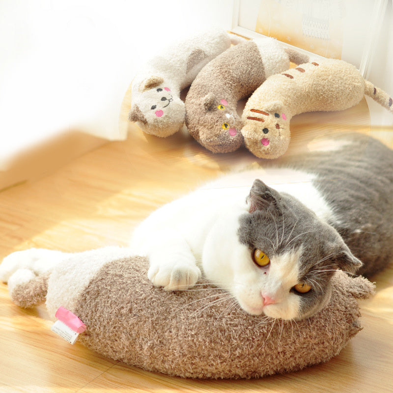 Cat Toy Pillow Shaped Funny Funny Stick Pet Supplies - Cindi Book