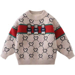 Boys' Velvet Thickening Sweater Girls' Pullover - Cindi Book