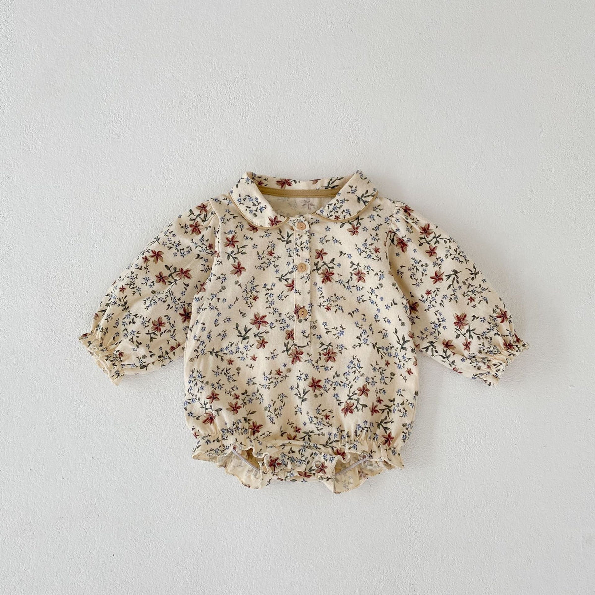 Baby Girl Cotton Print Romper Triangle Jumpsuit - Cindi Book