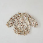 Baby Girl Cotton Print Romper Triangle Jumpsuit - Cindi Book