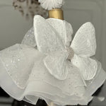 Children's Dress-year-old Girl White Western Style Girl's 61 Princess Dress - Cindi Book