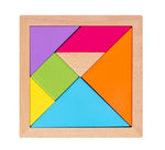 Children's Pine Tangram Early Education Patchwork Toy - Cindi Book