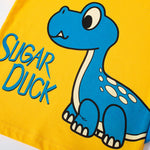 Cartoon Three-dimensional Dinosaur Boys' T-shirt Summer Korean Cartoon - Cindi Book