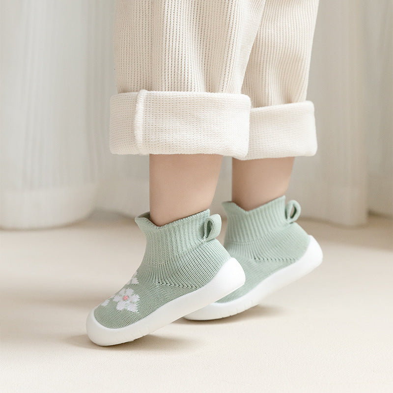 Baby Soft Bottom Non-slip Knit Breathable Toddler Shoes - Cindi Book