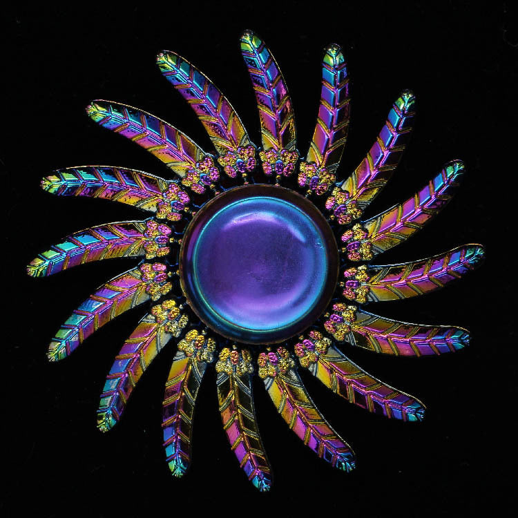 Zinc Alloy Electroplating Colorful Fingertip Top - Cindi Book