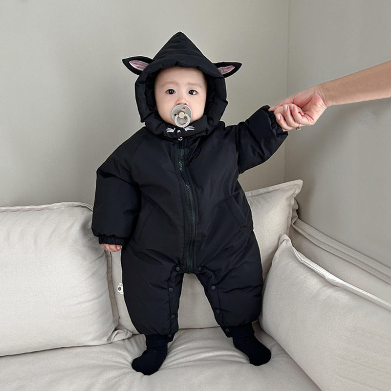 Baby Jumpsuit Baby Thick Winter Clothes - Cindi Book