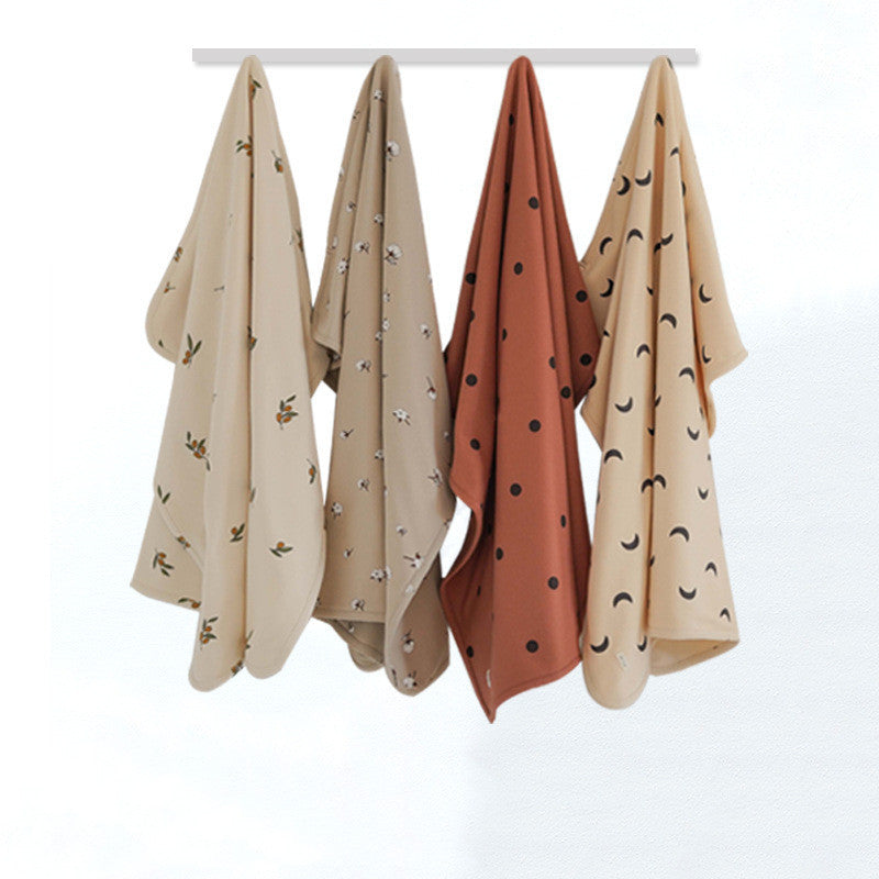 Newborn Air Conditioning Blanket Two-layer Cotton Holding Summer Thin Newborn Stroller Blanket - Cindi Book