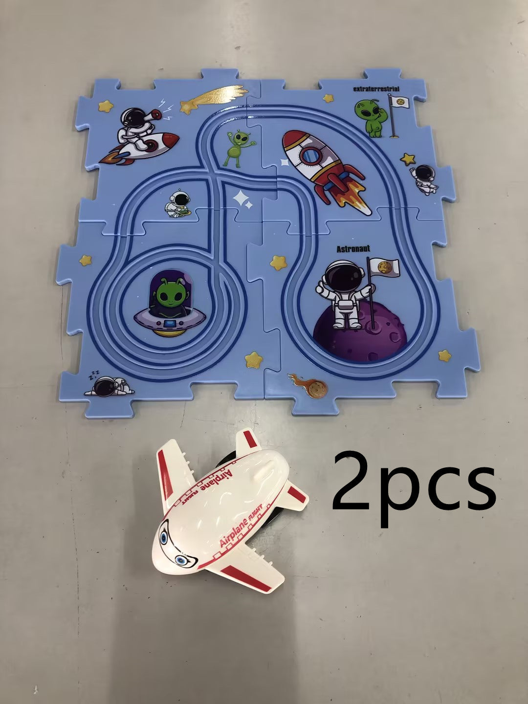 Children Puzzle Electric Railroad Speeder DIY Assembly Electric Car Automatic Rail City Scene Construction Education Toy Gift - Cindi Book