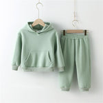 Children Clothes Kids Suit Warm Sweater Girl Fleece Hoodies - Cindi Book