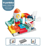 Aerospace Orbital 71 Large Particle Children's Slide Assembled Building Blocks - Cindi Book