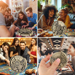 Private Model Time Gear Fingertip Gyroscope Retro Wheel DND Dice Gift Box Set, Role Playing Game Dice On The Table - Cindi Book