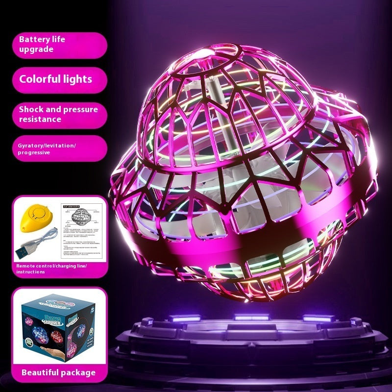 Magic Flying Ball Magic Swing Flying Ball Children's Finger Rotating Luminous Floating Flying Fingertip Toy - Cindi Book