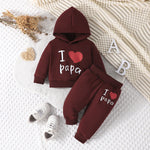 Hooded Printed Sweater Trousers Suit Casual All-matching - Cindi Book