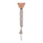 Beech Animal Anti-dropping Toy Teether Children's Hand-woven Pacifier Rope - Cindi Book