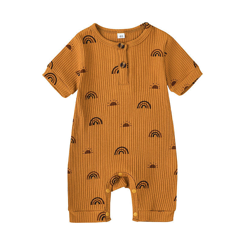 Summer New Short Sleeves For Baby And Infants Rompers Jumpsuit - Cindi Book