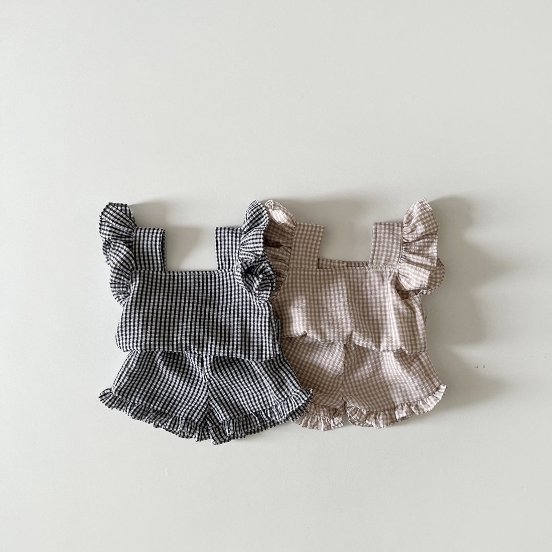 Girls' Ear Edge Short Sleeve Set - Cindi Book