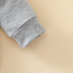 Boys Polyester Letter Grey Sweatshirt Top - Cindi Book
