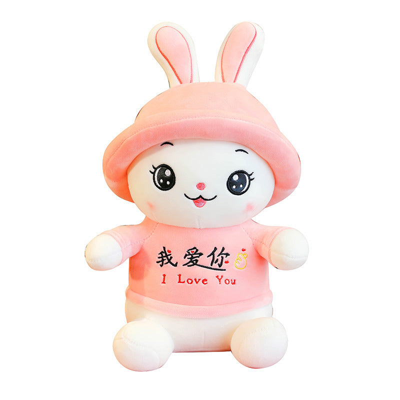 With Hat Rabbit Stuffed Animal Toy Female - Cindi Book