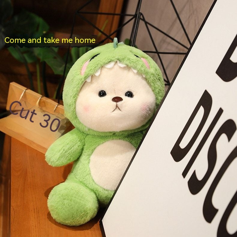 Transformation Dinosaur Doll Birthday Gift Plush Toy - Cindi Book