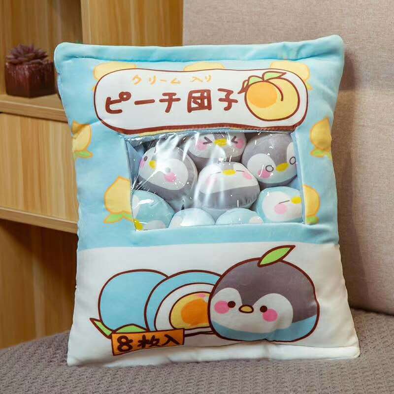 A Big Bag Of Snack Doll Cute Doll Sleeping Pillow For Girl Ankle Biter Pillow - Cindi Book