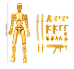 Multi-Jointed Movable Shapeshift Robot 2.0 3D Printed Mannequin Dummy Action Model Doll Toy Kid Gift - Cindi Book
