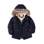 Fleece-lined Thickened Boys Cotton-padded Cotton Wadded Jacket - Cindi Book