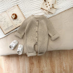 Knitted Thickened Rompers Newborn Winter Clothes Sweater Romper - Cindi Book