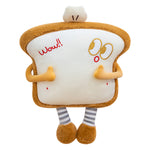 Large Waist Cushion Nap Pillow A Plush Toast Toy - Cindi Book