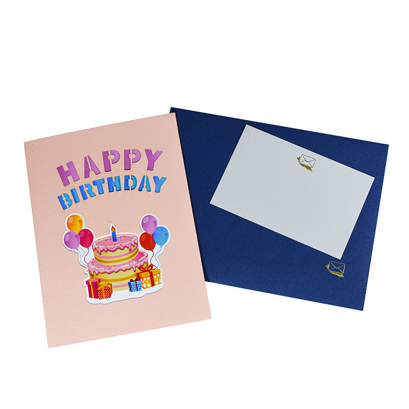 3D Three-dimensional Travel Card Handmade Card Paper Carving - Cindi Book