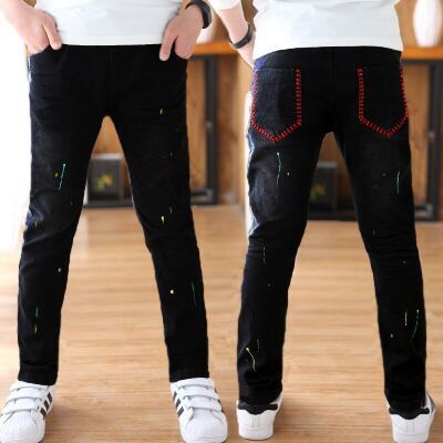 Boys' Denim Trousers Trousers Children's Clothing - Cindi Book