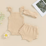 Girls' Sleeveless Jumpsuit Three-piece Suit - Cindi Book