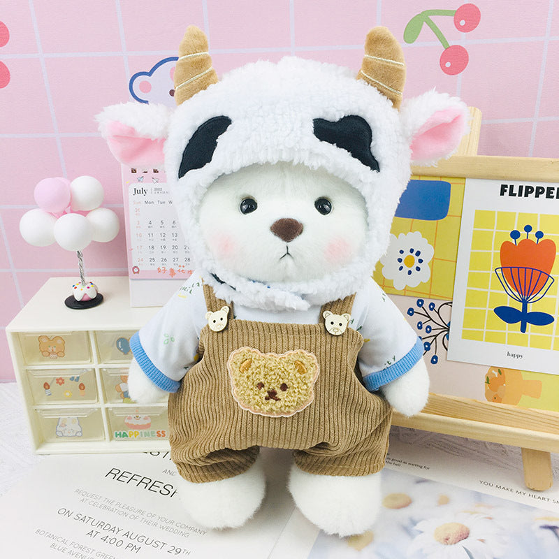 Little Bear  Doll Changing Clothes Giving Girls A Valentine's Day Gift - Cindi Book