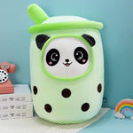 Fruit Milky Tea Cup Pillow Plush Toy Leather Phone Case - Cindi Book